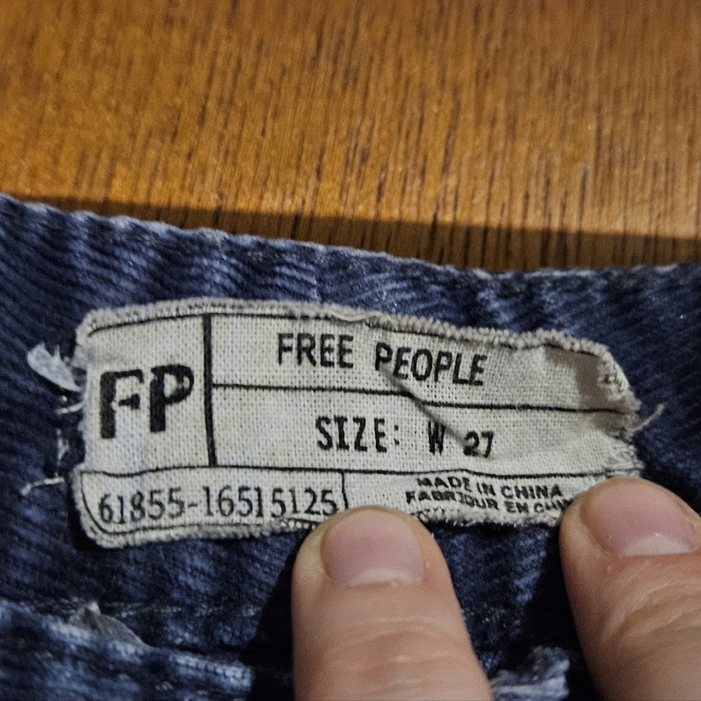 FP Blue Patterned Pants - Picture 5 of 10